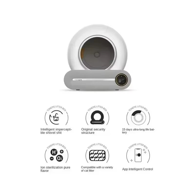 Smart Self-Cleaning Cat Litter Box