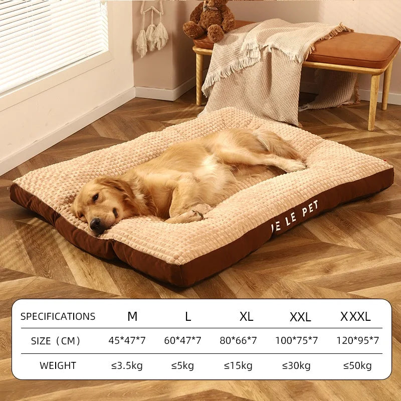 Warm Dog Bed - Soft Fleece Cushion & Blanket